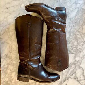Frye Melissa 2 Button 77167 Dark Brown Boots 8.5B